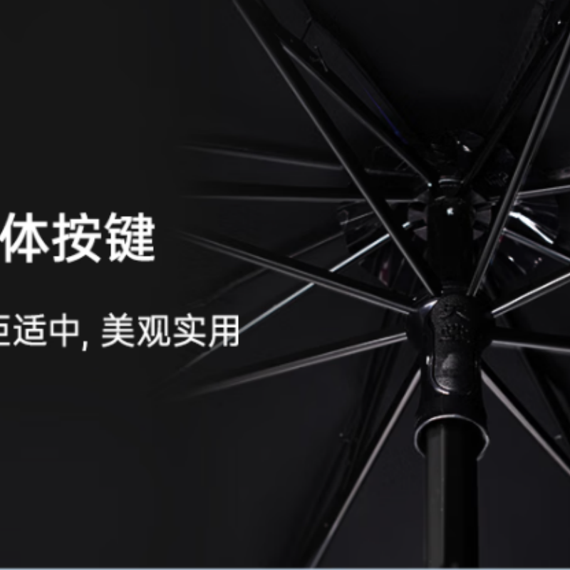 天堂防紫外线晴雨伞三折黑胶防晒太阳伞遮阳伞57*8骨伞下102CM天鹅恋曲藏青高清大图
