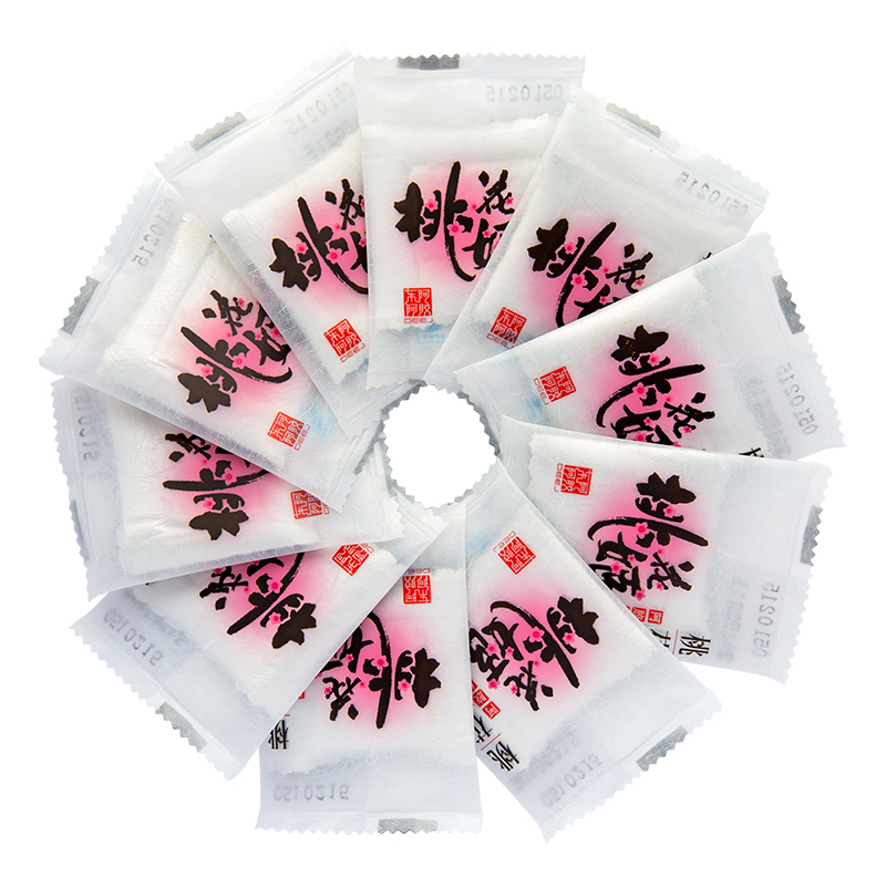 东阿阿胶 桃花姬阿胶糕75g*4/定制礼盒(300g) 阿胶膏 即食固元膏 DEEJ 官方旗舰店