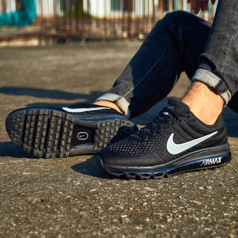 nike耐克新款airmax2017全掌气垫男子缓震休闲跑步鞋849559