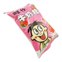 旺旺 旺仔牛奶糖莓味 42g 包装 新年儿童糖果 婚庆回礼喜糖休闲办公零嘴