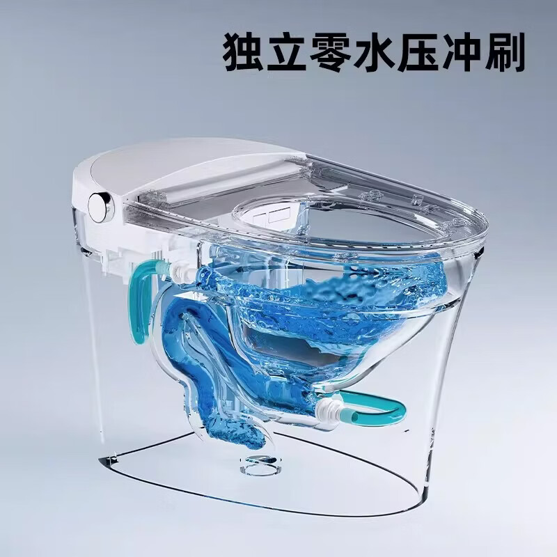 惠达(HUIDA)-ET38-Q/ET38F-Q智能马桶坐便器翻圈翻盖零水压限制一体式自动冲洗抗菌泡沫盾高清大图