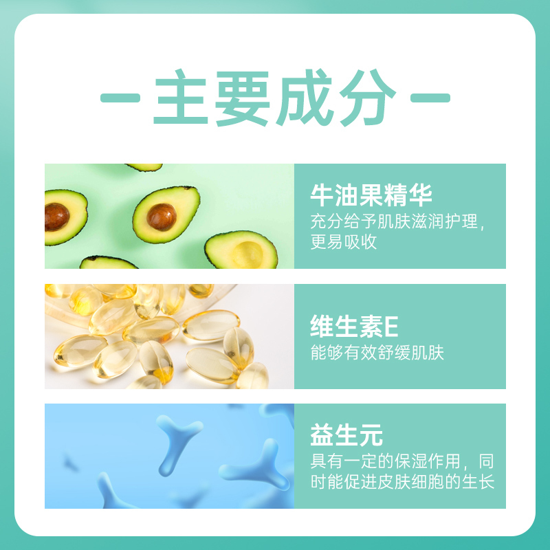 哈丁宝贝婴儿益生元牛油果舒缓身体乳宝宝润肤儿童保湿乳液110ml