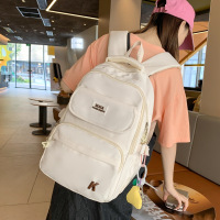 双肩包休闲简约韩版日系新款背包大容量清新甜美初高中学生书包
