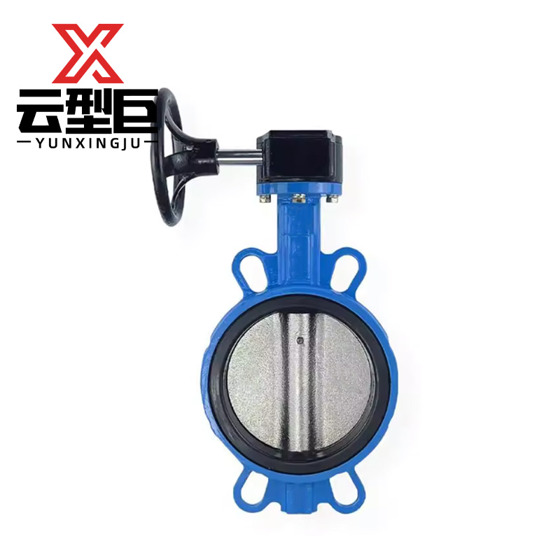 云型巨 涡轮对夹蝶阀 D371X-16/DN125 个高清大图