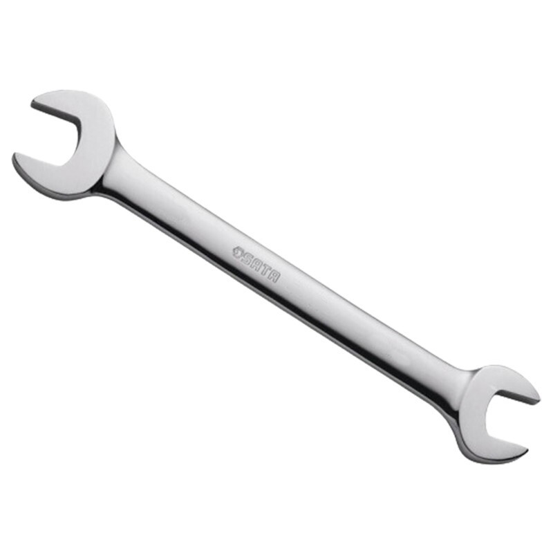 世达(SATA)全抛光双开口扳手 17*19mm 41207 1把