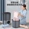 美的(Midea)内衣裤分桶洗衣机便携式婴儿童衣服清洗机1.5KG触控迷你洗袜子神器(一机三桶) MFB15-33S