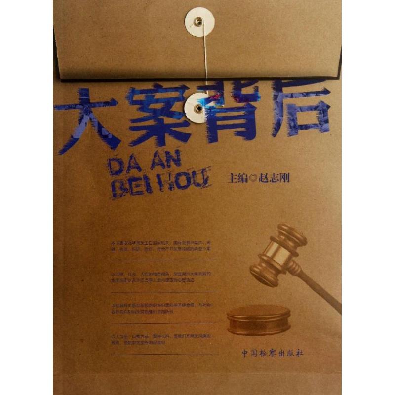正版新书]大案背后赵志刚9787510209475高清大图
