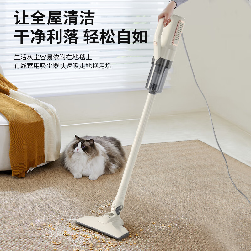 先锋吸尘器一键开关强吸力快灵活转速进入收纳方便均匀散热XJ-3高清大图