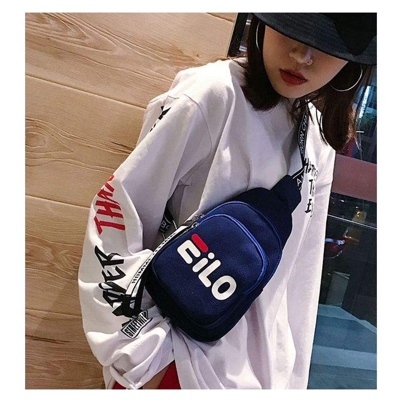 小包包女2020新款潮帆布女学生韩版胸包百搭女士单肩包休闲斜挎包
