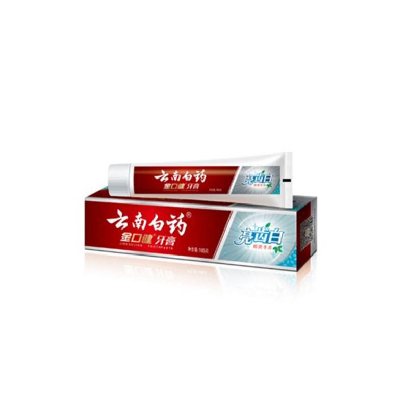 云南白药金口健亮齿白酷爽冬青牙膏105g(支)