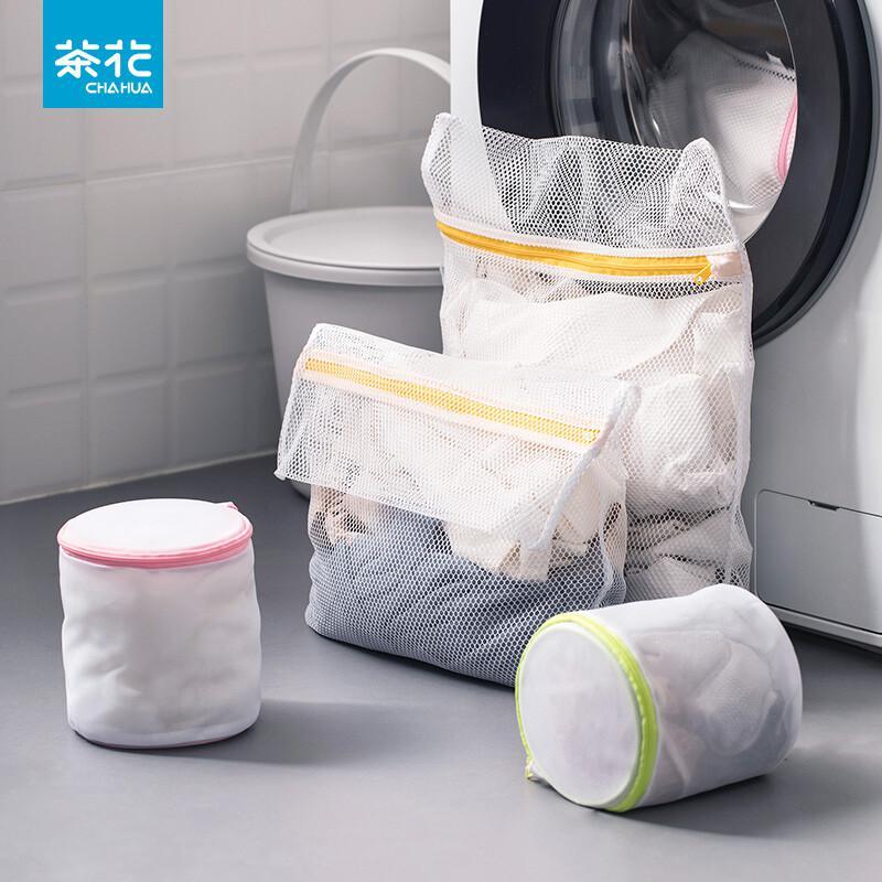 茶花(CHAHUA)4515 大号网格洗衣袋 50*60CM 3件套 (单位:套)(XY)