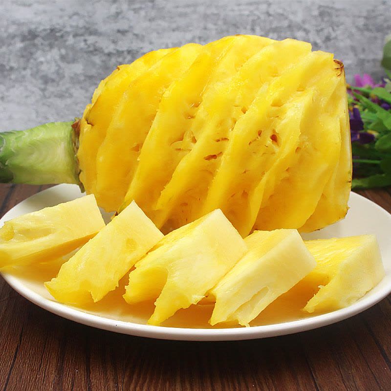 星派果云南香水菠萝3/5斤装新鲜水果当季带皮手撕凤梨金钻波萝整箱[拍2件3斤送1件,共发9斤]图片