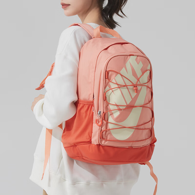 耐克（NIKE）双肩包男女包新款运动包户外旅行包电脑背包初高中学生书包DD0559-010 ZP HJ8200-844/古珊瑚红