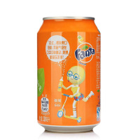 芬达 橙味汽水330ml*6听 6连包装 (新老包装随机发货)可口可乐荣誉出品