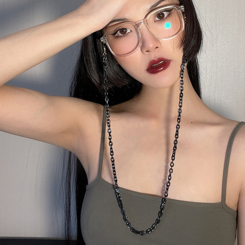 两用眼镜链口罩链均可明星同款眼镜链挂脖女潮款眼镜挂链装饰口罩链