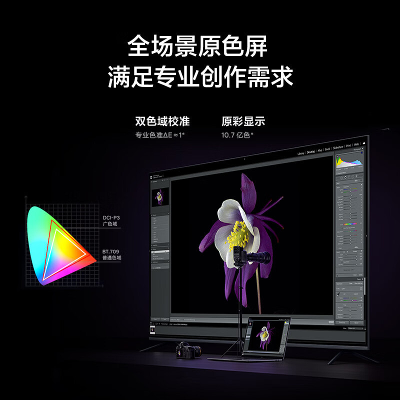 小米电视S Pro 85英寸Mini LED 2400nits峰值亮度144Hz高刷64GB大内存液晶电视90 100