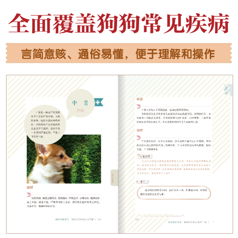 萌犬家庭医生:狗狗常见疾病速查手册 [正版]萌犬家庭医生:狗狗常见疾病速查手册 狗狗常见小问题 狗狗健康宝典 秒变家庭兽