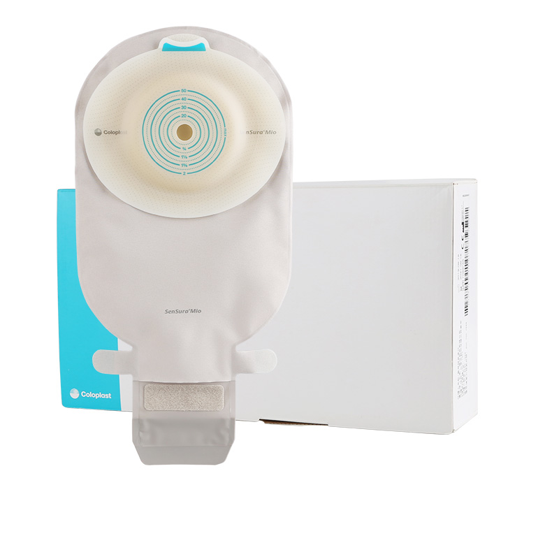 康乐保coloplast胜舒mio16415一件式软凸肠造口袋透明开口造瘘袋1盒