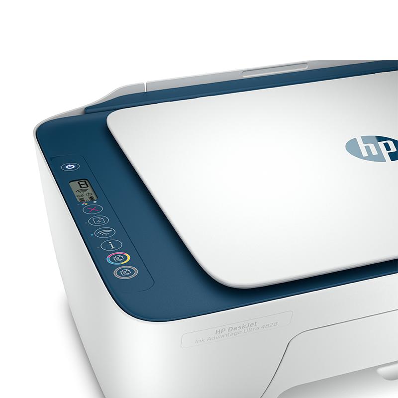 惠普(hp)4828彩色喷墨无线wifi打印机一体机 彩色相片家用照片打印机 家庭学生A4作业文档资料多功能打印 小型家用办公 手机无线连接打印 套餐三
