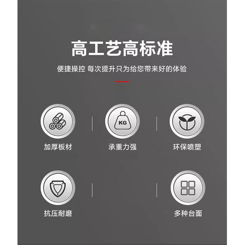 鑫睿辉 重型工作台 平三抽1.8m 台高清大图