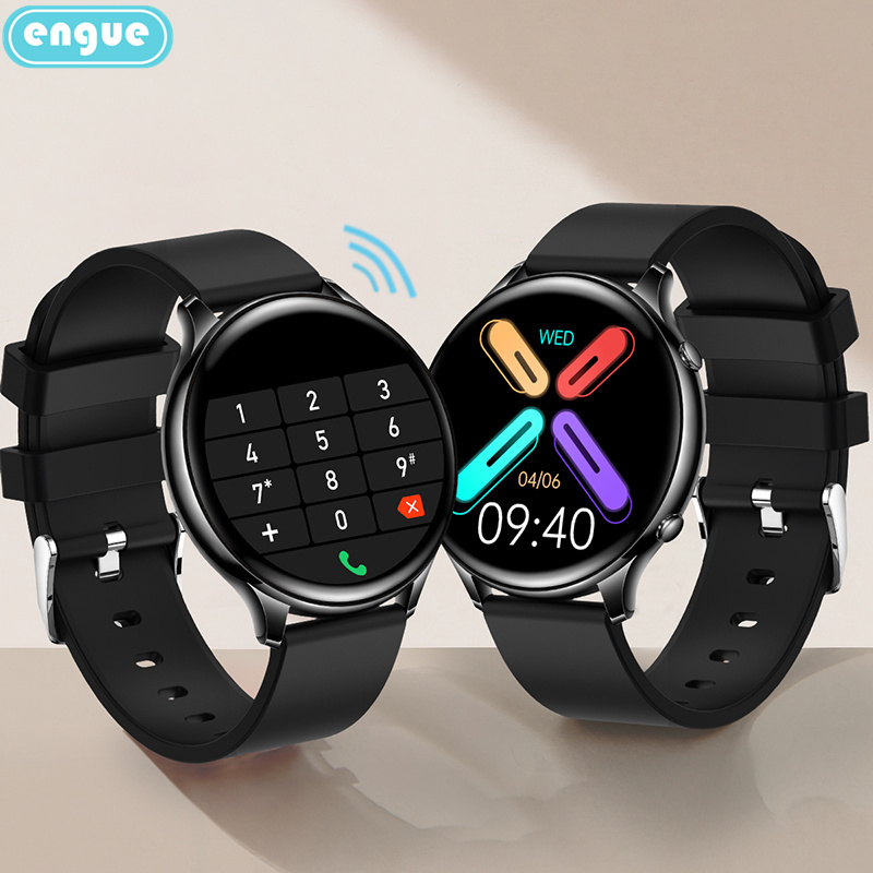 恩谷(ENGUE)全触屏血压心率智能手表 EG-TL02S(通话款)