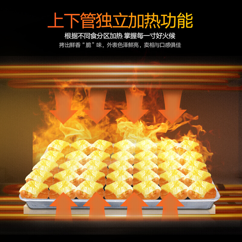飞天鼠(FTIANSHU) 商用烤箱 YHQ-6 电烤炉商用 大型 蛋糕面包披萨 烘焙烤箱 三层六盘 燃气款