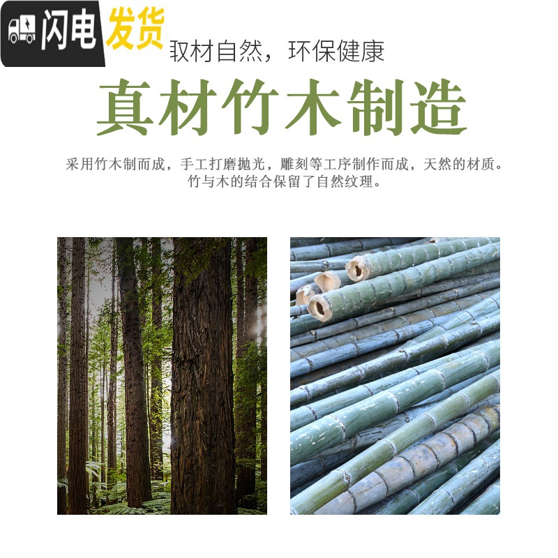 三维工匠电木款实木茶盘简约日式家用茶道套装整块竹木排水式茶海茶台茶托 润物盘+10头哥窑唐韵茶具套装