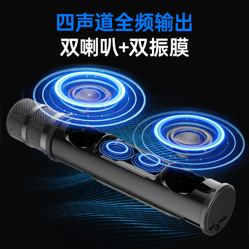索爱(soaiy)专业麦克风家用电视唱歌K歌卡拉OK MC20(罗兰紫)