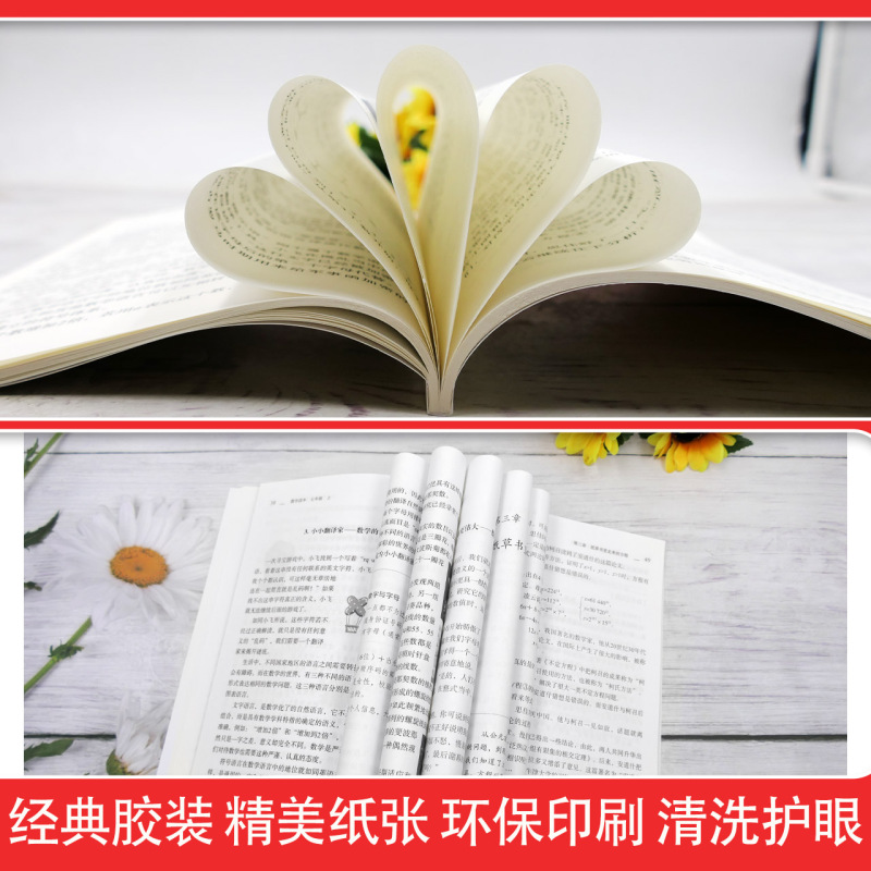数学读本[上册] 七年级/初中一年级 [正版]数学读本物理化学生物地理历史读本七八九年级上下册彩绘版故事书兴趣培养趣味数