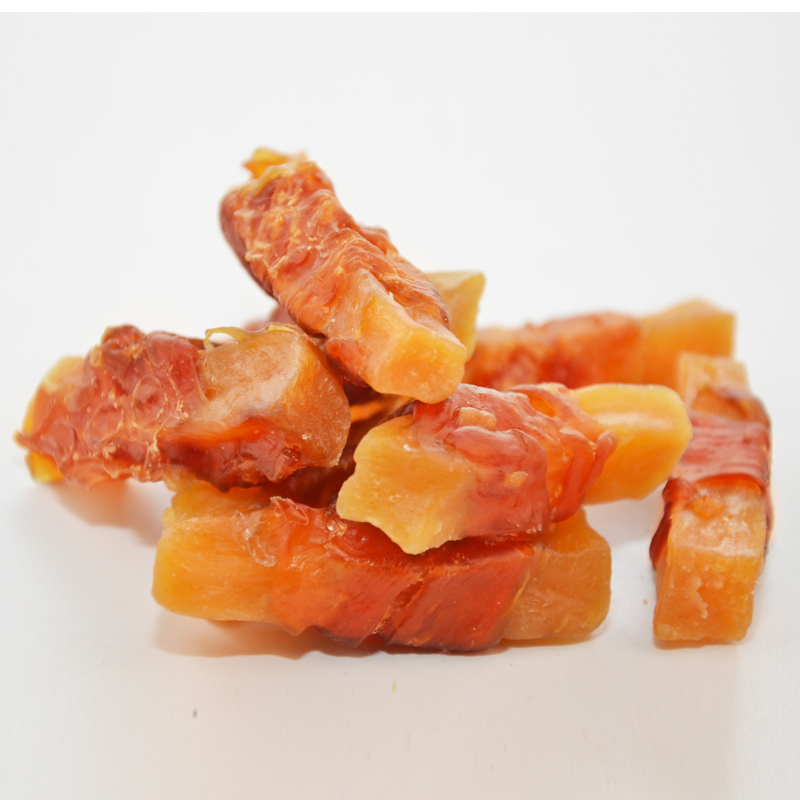 傲宠宠物食品狗狗零食鸡肉鸭肉缠红薯100gx2泰迪比熊小型犬幼犬训练零食