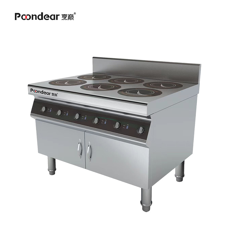 烹巅(Poondear)商用电磁煲仔炉 六头 PD-B300VI-B105 380v 6*5kw