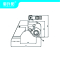 御升阳 方驱型扭矩扳手头 1IBT 16-36mm