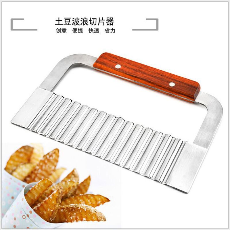 优橙狼牙土豆刀家用波浪刀切土豆花刀厨房家用切菜神器花式切条器薯格不锈钢土豆切 3个起订