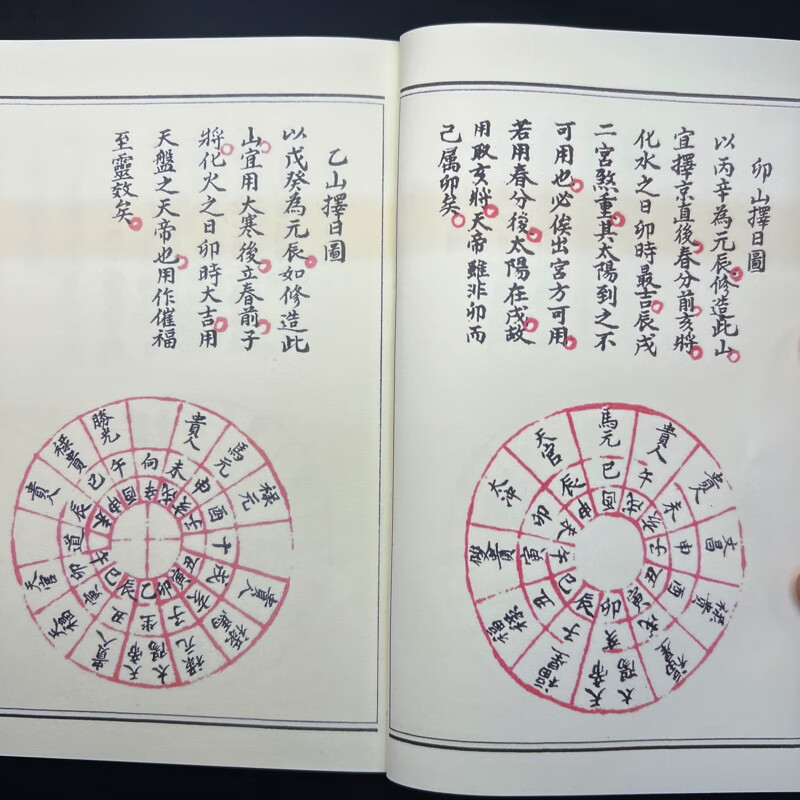 二十四山天帝太阳禄马贵人到山择日图戴锡倫秘传艺术收藏品高清大图