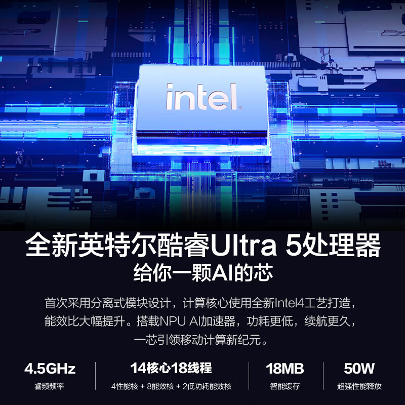 华硕(ASUS)无畏Pro15 2024 AI高性能超轻薄15.6英寸办公笔记本电脑(酷睿Ultra5-125H 32G 1T 2.8K OLED)EVO黑高清大图