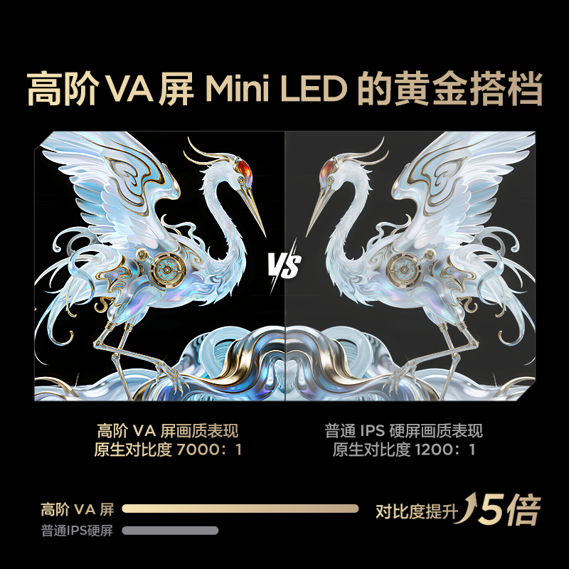 鹤6 PRO 25款 85英寸电视 MiniLED高阶分区超288Hz高刷 游戏电视机85S595C Pro