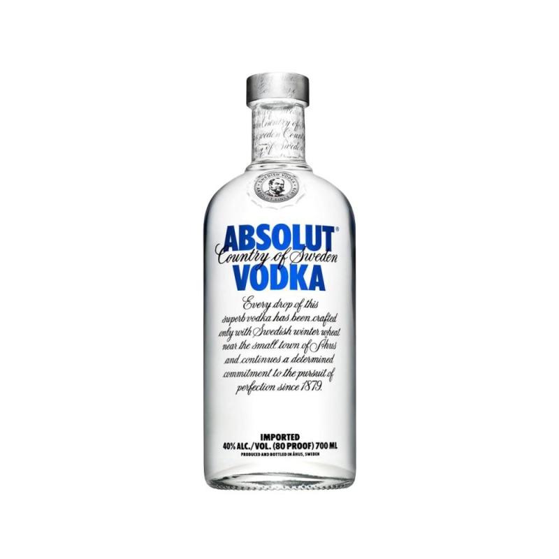 [保税仓发货]绝对伏特加(Absolut Vodka)瑞典洋酒 原味伏特加酒 750ml