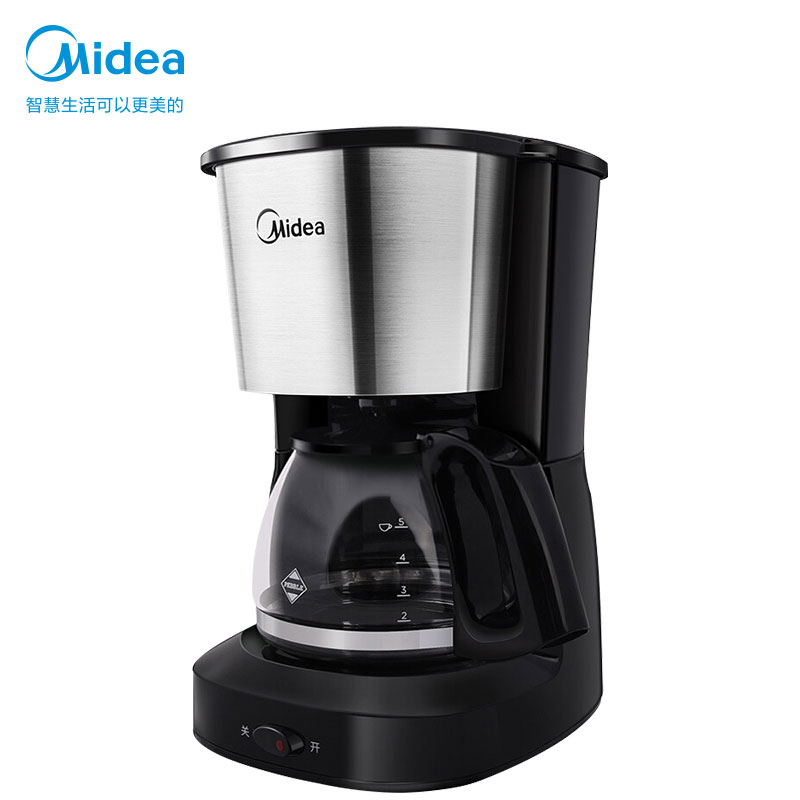 美的(Midea)咖啡壶美式咖啡机意式家用全自动滴漏式煮咖啡壶智能小型煮茶壶电热水壶MA-KF-D-regular101