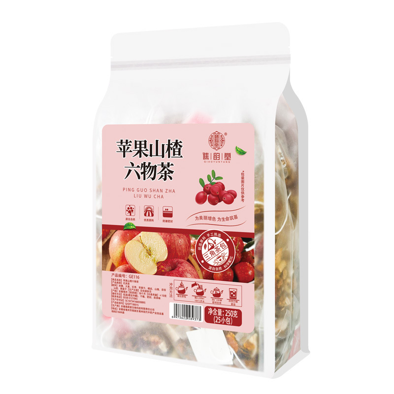 谯韵堂 苹果山楂六物茶250g/袋高清大图