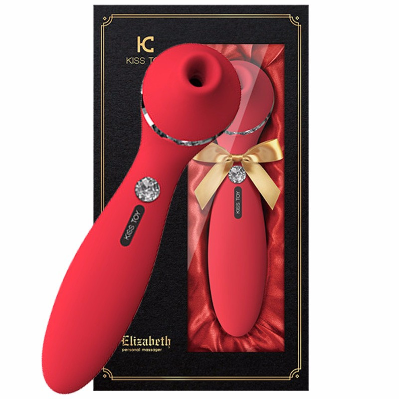 kiss toy伊丽莎白秒爱高潮吸y按摩器震动棒女用自慰器电动吮吸振动棒成人女性用品器具