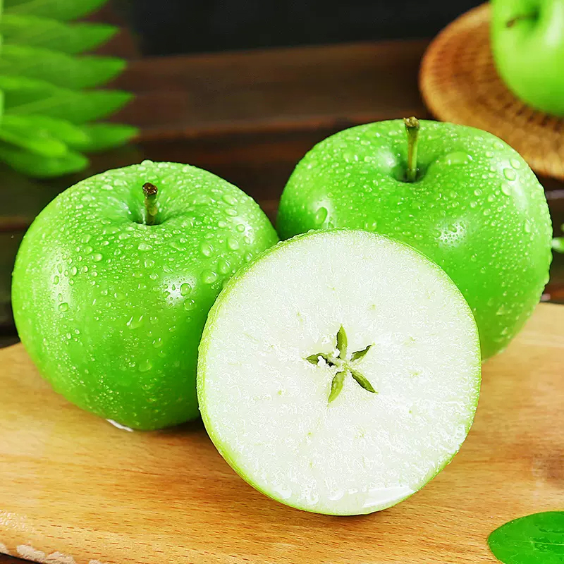 顺丰快递[苏鲜生]智利进口青苹果 2个 单果160-190g 脆甜可口高清大图