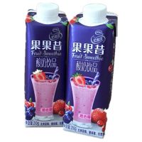 12月产伊利新品 优酸乳果果昔酸奶饮品 混合莓味210g*12盒