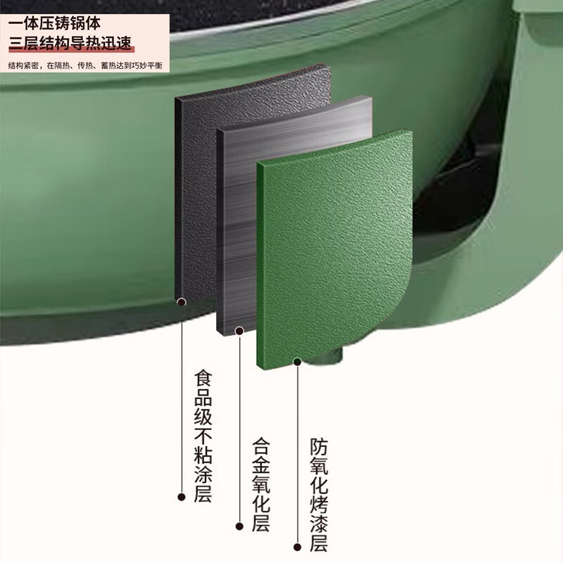 豹牌BP-WD753 鸳鸯电火锅高清大图
