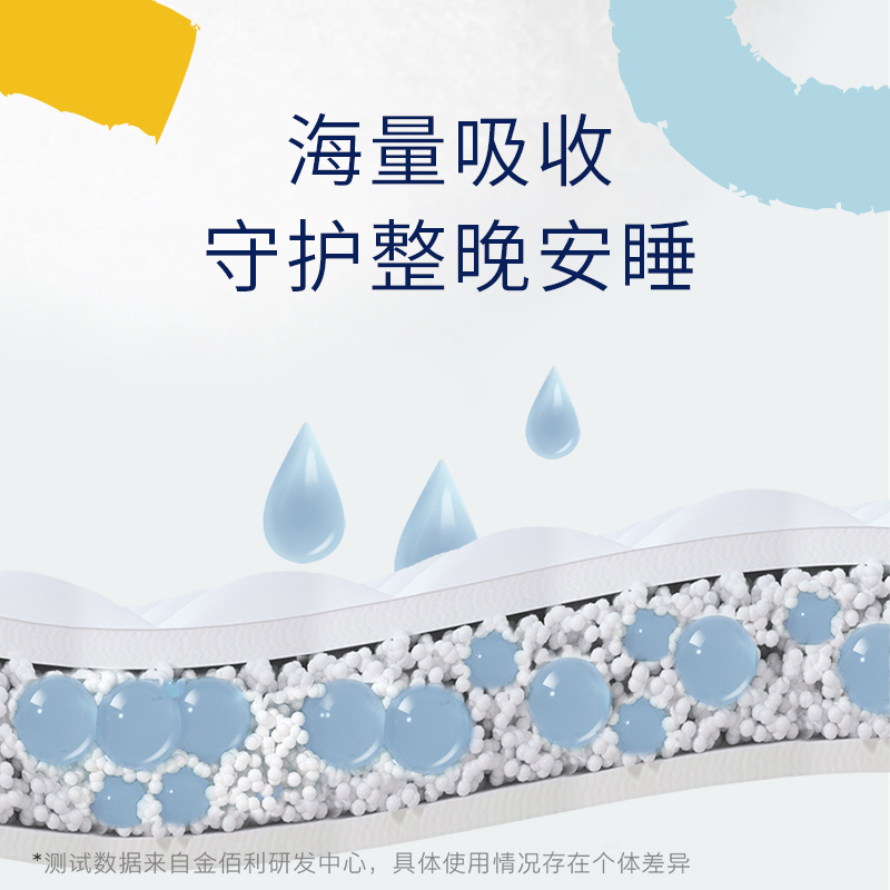 好奇Huggies金装纸尿裤M54片 婴儿尿不湿男女宝宝通用透气