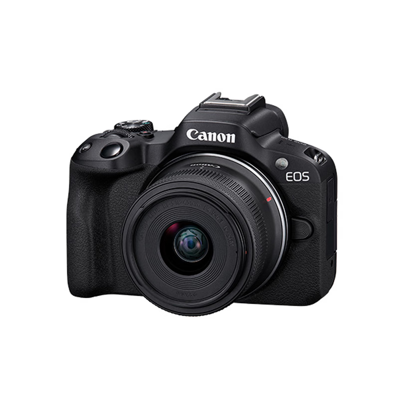 佳能(Canon)EOS R50 小型便携 搭载多种智能化自动拍摄功能 RF-S18-45镜头 微单数码套机 白色