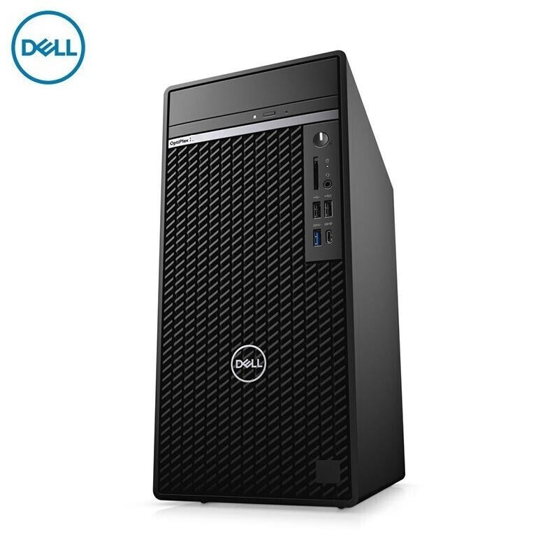 戴尔(DELL)OptiPlex7080MT 商用台式电脑主机(i5-10500 4GB 1TB+128GB固态 刻录 W10H)