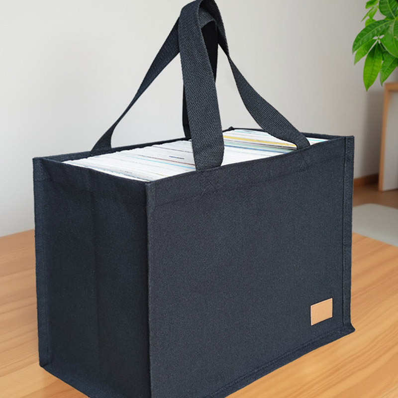 环保帆布购物袋加大号横版高清大图