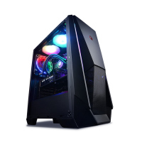 宁美国度台式电脑主机i7 9700F/RX580游戏主机16G大内存全套高配吃鸡游戏台式机水冷diyDIY组装机电脑