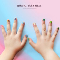 JoanMiro美乐童年 儿童指甲贴女孩美甲贴画防水宝宝卡通纹身贴安全无毒指甲贴纸 梦幻乐园