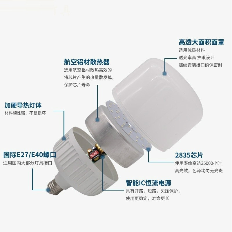 LED照明灯e27e40